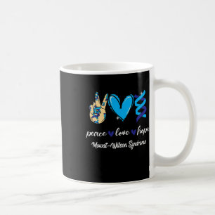 Peace Liebe Cure Mowat-wilson Syndrom Blauer Schle Kaffeetasse