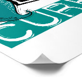 Peace Liebe Cure PCOS Polyzystisches Ovarialsyndro Poster (Ecke)