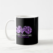 Peace Liebe Cure Sunflower Leopard Überdosierung A Kaffeetasse (Links)