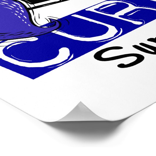 Peace Liebe Cure Syringomyelia Poster (Ecke)