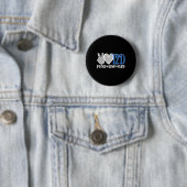 Peace Liebe Cure Typ 2 Diabetes Awareness T2D Blue Button (Beispiel)