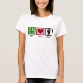Peace Liebe Dance T-Shirt (Vorderseite)