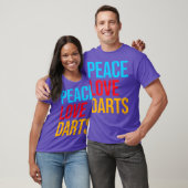 Peace Liebe Dart T-Shirt (Unisex)