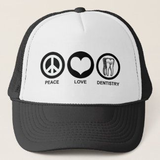 Peace Liebe Dentistry Hat Truckerkappe