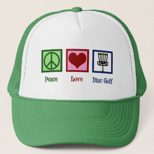 Peace Liebe Disk Golf Truckerkappe