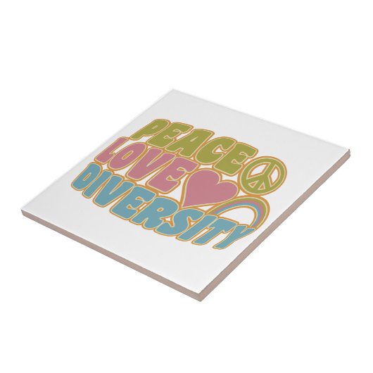 PEACE LIEBE DIVERSITY Fliesen (Seite)