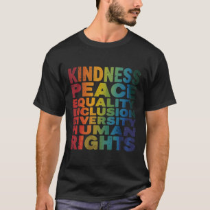 Peace Liebe Diversity Inklusion Equality Black His T-Shirt