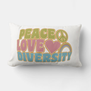 PEACE LIEBE DIVERSITY werfen Kissen