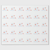 Peace Liebe Dobermans Geschenkpapier (Flach)
