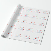 Peace Liebe Dobermans Geschenkpapier (Ungerollt)
