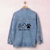 Peace Liebe Dog Jeansjacke (Hangar)