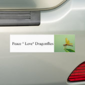 Peace Liebe Dragonflies Autoaufkleber (Auf Auto)