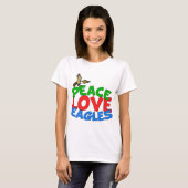 Peace Liebe Eagles T-Shirt (Vorne ganz)