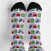 Peace Liebe Engineering Christmas Engineer Socken (Oben)