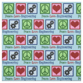 Peace Liebe Engineering Niedlich Engineer Stoff (Muster)