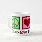 Peace Liebe Engineering Niedlich Engineeringgetrie Kaffeetasse (Vorderseite Links)