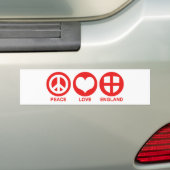 Peace Liebe England Autoaufkleber (Auf Auto)