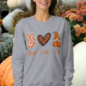 Peace Liebe Fall Long Sleeve Tshirt