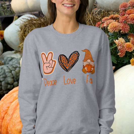 Peace Liebe Fall Long Sleeve Tshirt
