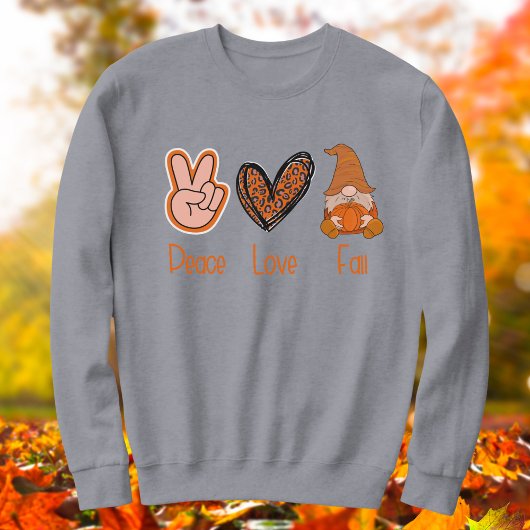 Peace Liebe Fall Long Sleeve Tshirt