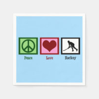 Peace Liebe Field Hockey Sports Geburtstagsparty