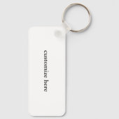 Peace Liebe Film Company Custom Clapper Board Schlüsselanhänger (Rückseite)