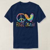 Peace Liebe First Grade Back to School Tshirt Kraw (Design vorne)