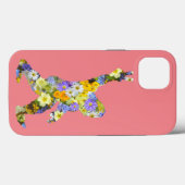 Peace Liebe Floral Bigfoot Case-Mate iPhone Hülle (Rückseite (Horizontal))