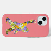 Peace Liebe Floral Bigfoot Case-Mate iPhone Hülle (Rückseite (Horizontal))