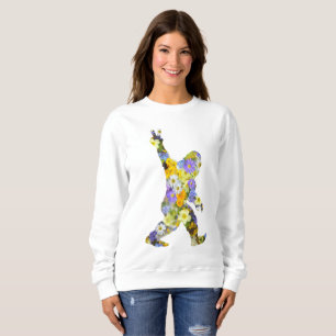 Peace Liebe Floral Bigfoot Sweatshirt