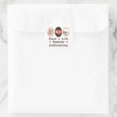 Peace Liebe Forensic Anthropology Stickers (Tasche)