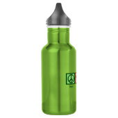 Peace Liebe Forensik Edelstahlflasche (Links)