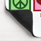 Peace Liebe Forensik Mousepad (Ecke)