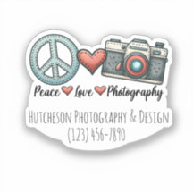 Peace Liebe Fotografy Camera Gift