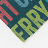 Peace Liebe Freude beim Zubereiten eines benutzerd Fleecedecke (Ecke)