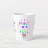 Peace Liebe Freude Tasse Kaffeetasse Zen Hippie (Vorderseite)