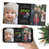 Peace Liebe Freude Weihnachten 2 Foto Collage