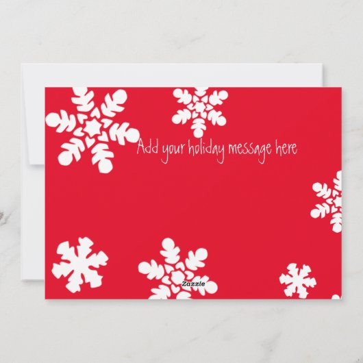 Peace Liebe Freude Weihnachten Ihr Foto Rotes Skri (Rückseite)