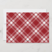 Peace Liebe Freuen Weihnachten Weihnachts-Fotokart (Rückseite)