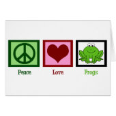 Peace Liebe Frogs (Vorderseite (Horizontal))