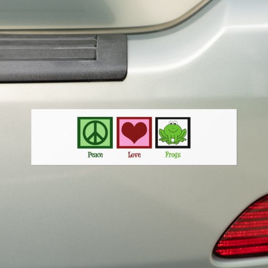 Peace Liebe Frogs Autoaufkleber (Auf Auto)