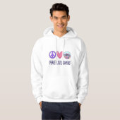 Peace Liebe Gaming Hoodie (Vorne ganz)