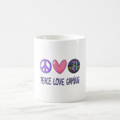 Peace Liebe Gaming Kaffeetasse (Mittel)
