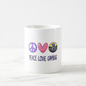 Peace Liebe Gaming Kaffeetasse (Mittel)