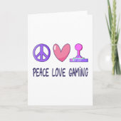 Peace Liebe Gaming Karte (Vorderseite)