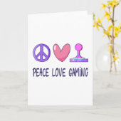 Peace Liebe Gaming Karte (Gelbe Blume)