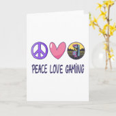 Peace Liebe Gaming Karte (Gelbe Blume)