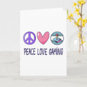 Peace Liebe Gaming Karte (Gelbe Blume)