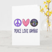 Peace Liebe Gaming Karte (Gelbe Blume)