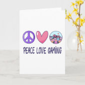 Peace Liebe Gaming Karte (Gelbe Blume)